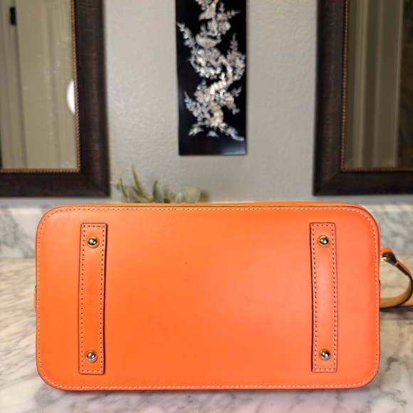 Dooney & Bourke Orange and Brown Satchel NWOT - Picture 8 of 10